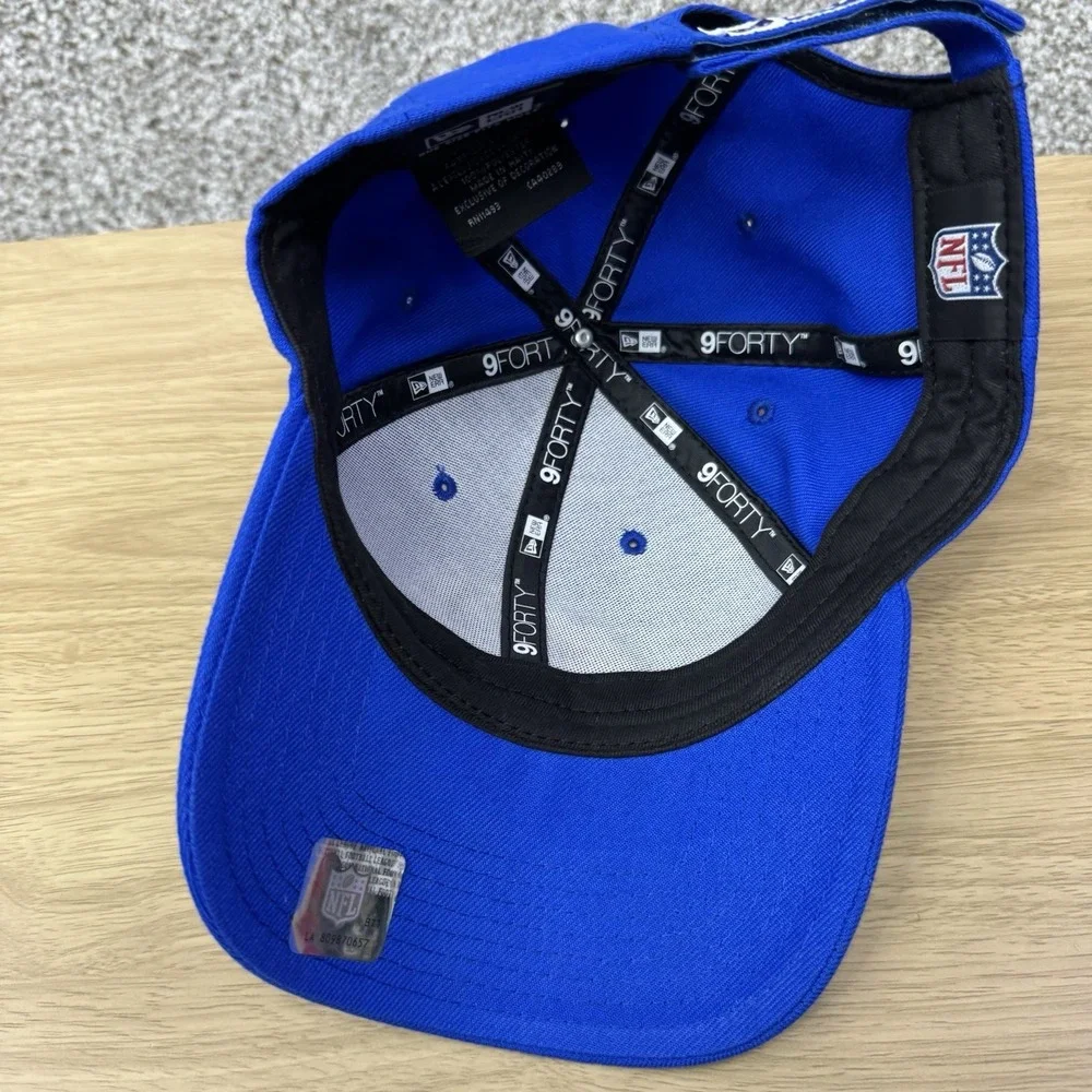 LA Rams Hat Cap Strap Back Blue‎ Super Bowl LVI Patch Adult Unisex NFL Football